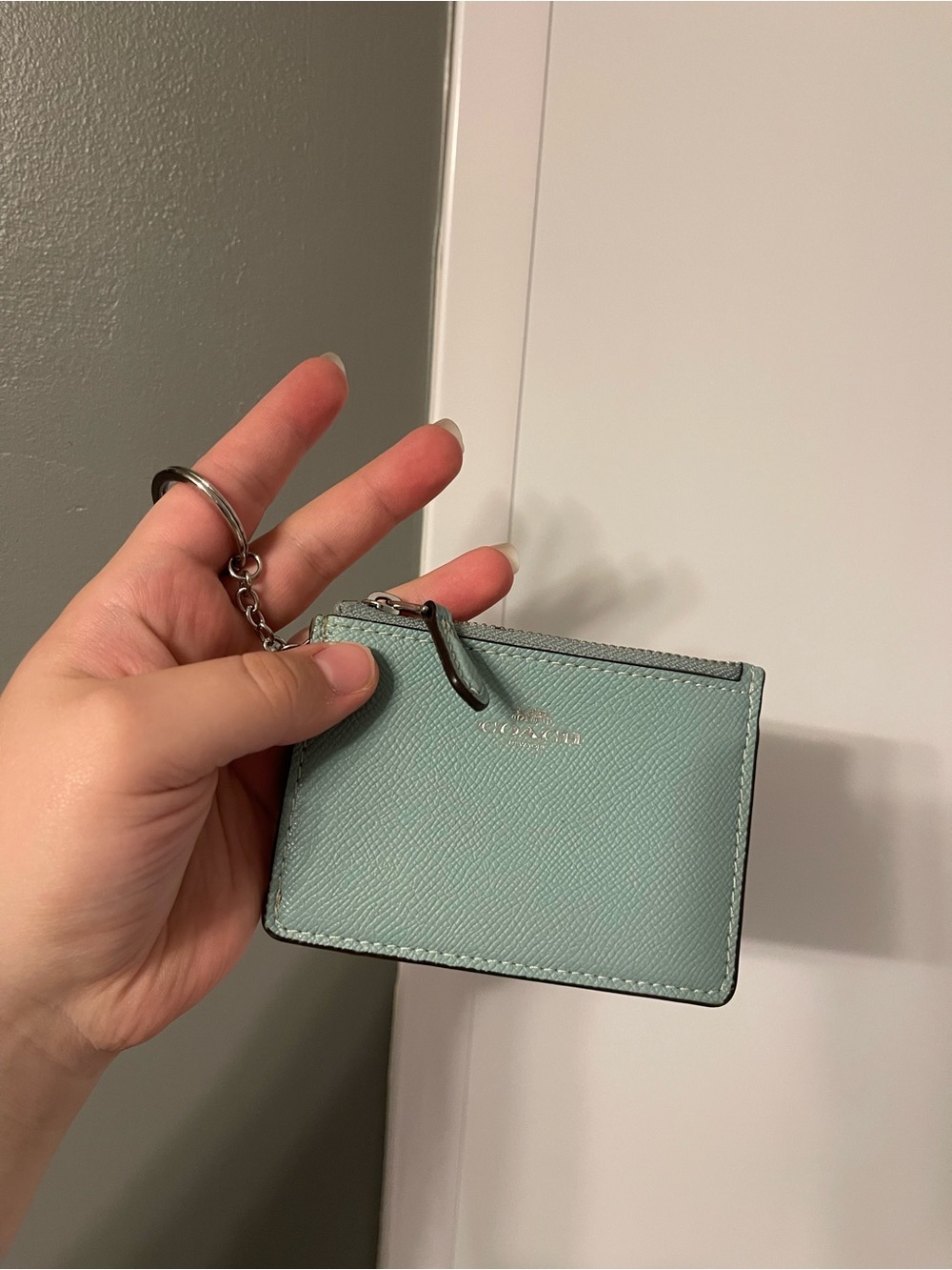 Coach keychain coin purse